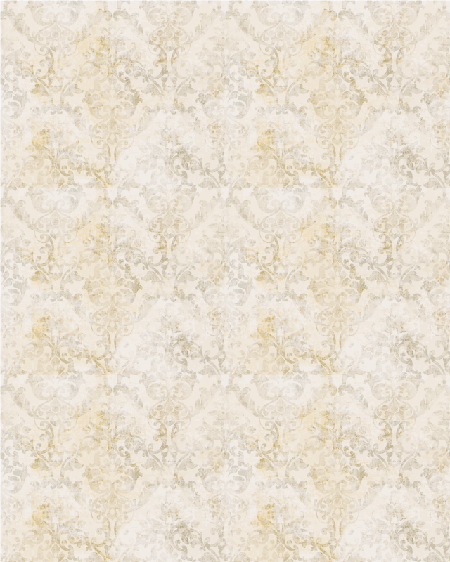 Vintage pvc halı - damask vintage desen - TenStickers