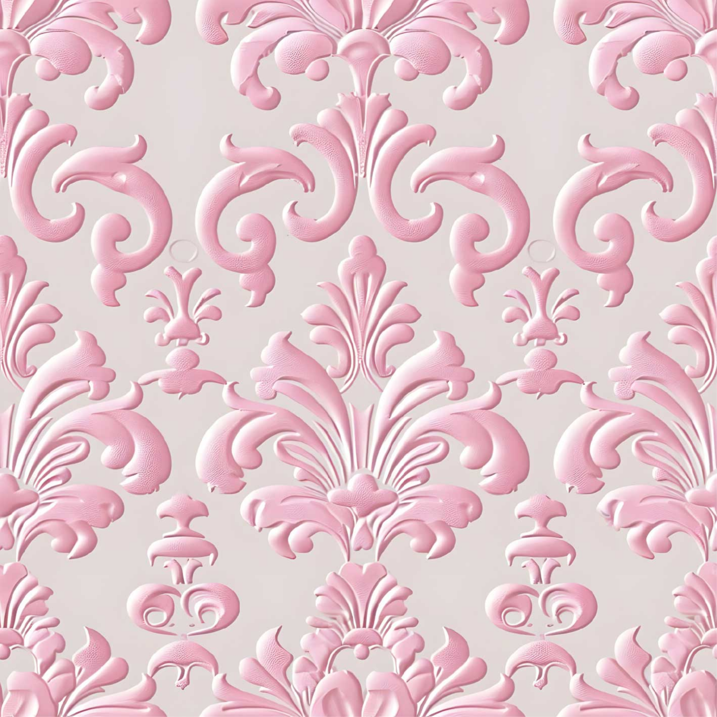 Vintage pvc halı pembe desenli - TenStickers