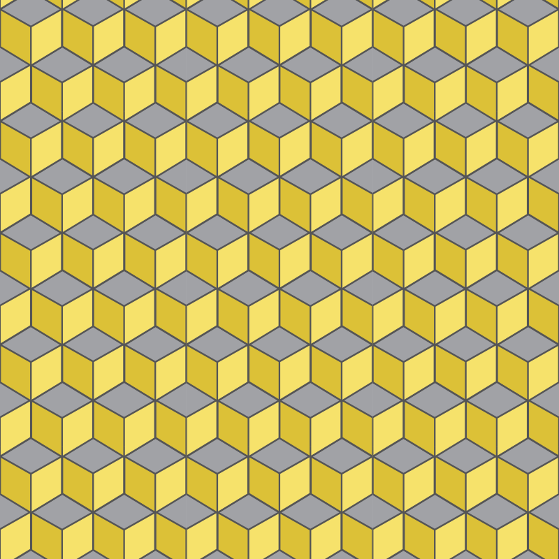 Geometrik pvc halı pantone kareler - TenStickers