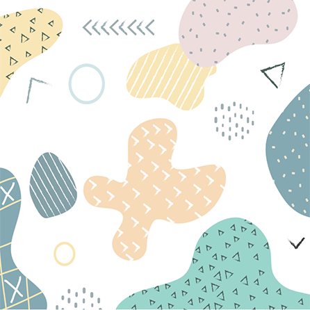 Geometrik pvc halı - grunge geometrik desen - TenStickers