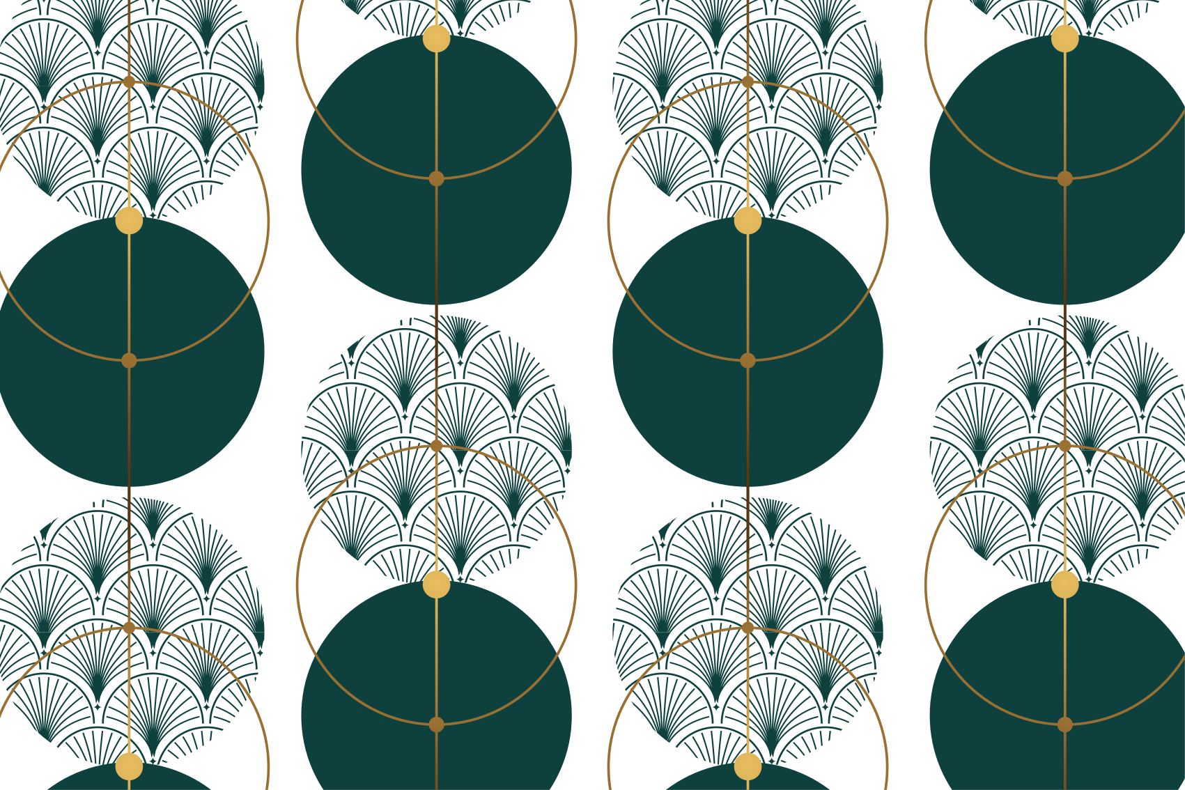 Geometrik pvc halı glamour tarzı geometrik sanat - TenStickers