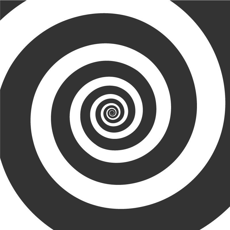Geometrik pvc halı spiral hareket - TenStickers
