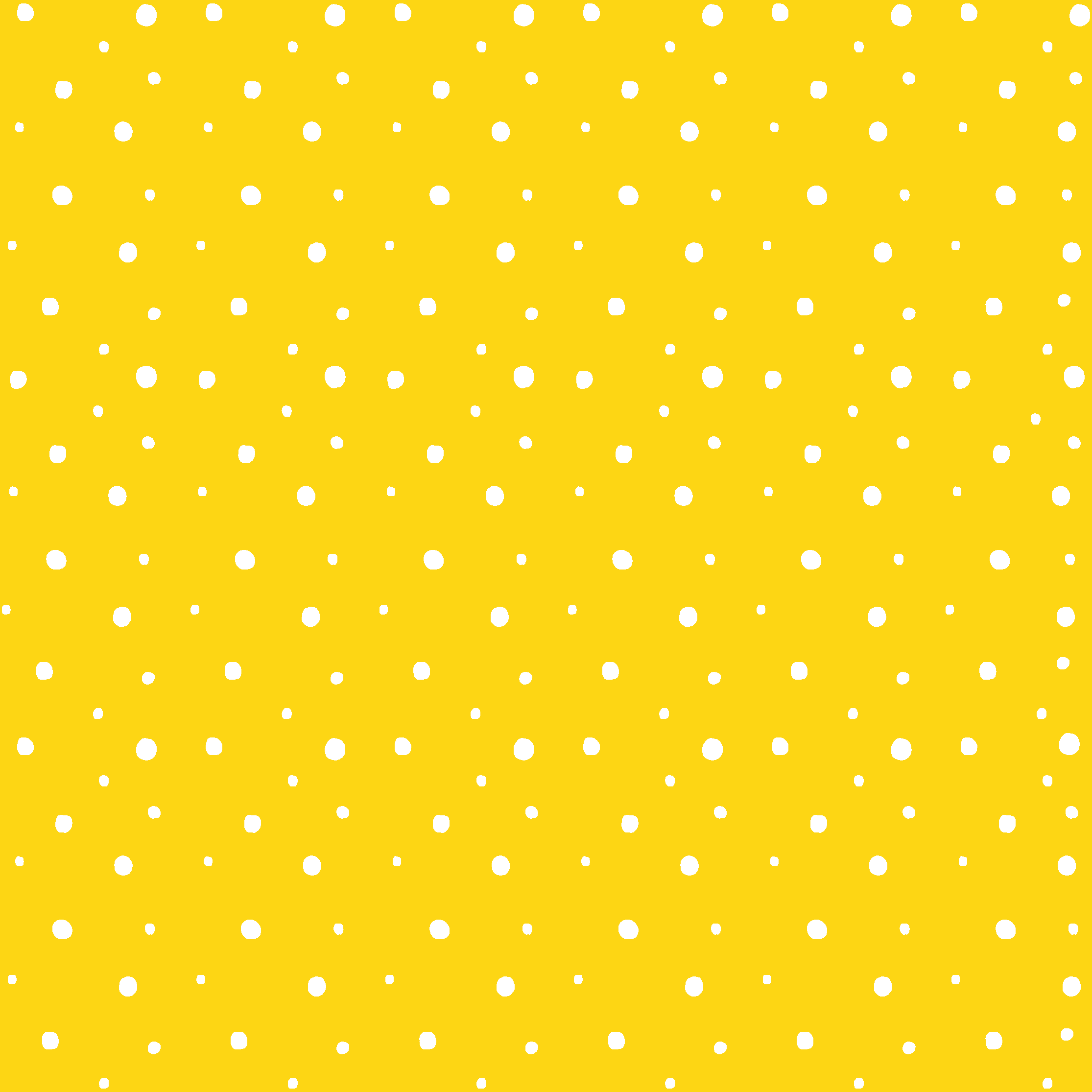 Sarı pvc halı daireler deseni - TenStickers