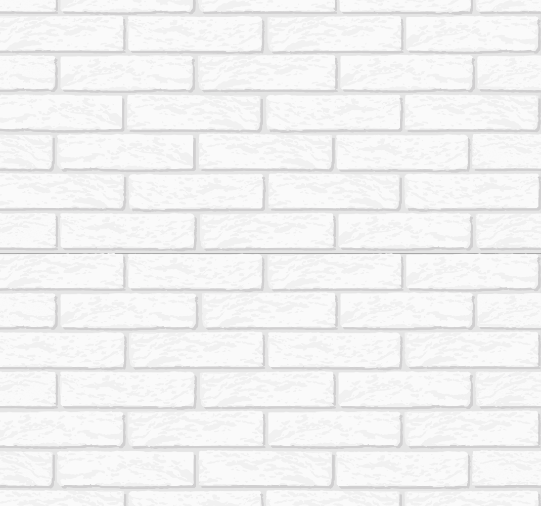 Beyaz pvc halı tuğla duvar detayı - TenStickers