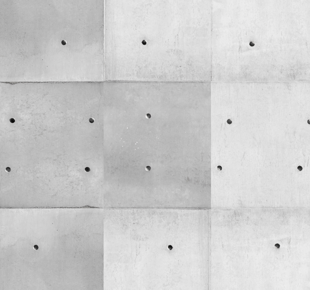 Balkon ve dış mekan için pvc halı minimalist beton paneller - TenStickers