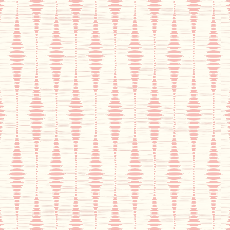 Pastel pembe rabaul ikat balkon ve dış mekan için pvc halı - TenStickers