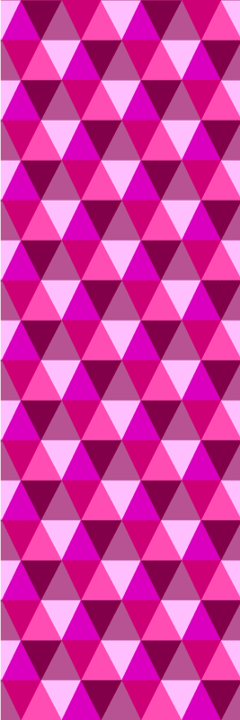 Pembe pvc halı fuksya geometrik - TenStickers