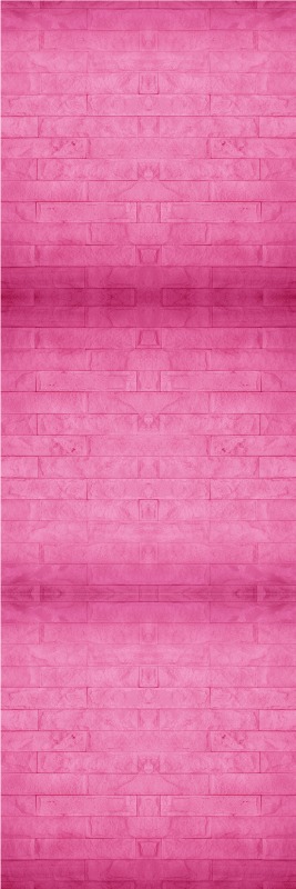 Pembe pvc halı yoğun pembe tuğla deseni - TenStickers