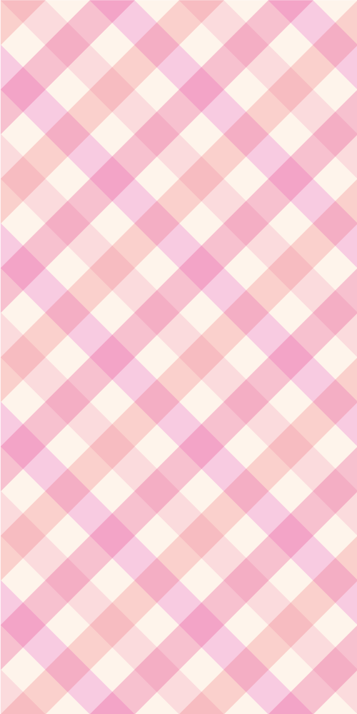 Pembe pvc halı kareli desenli - TenStickers