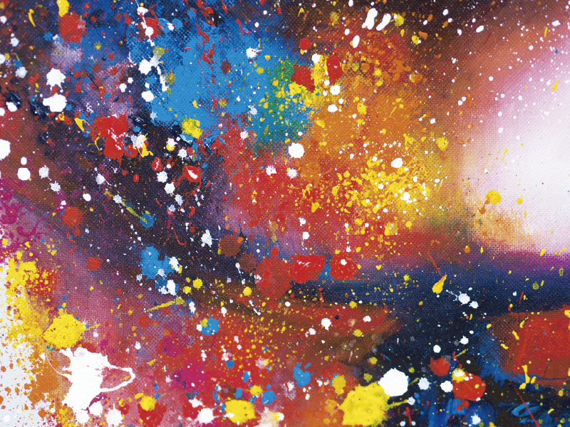 Vinil halı modern soyut resim - TenStickers