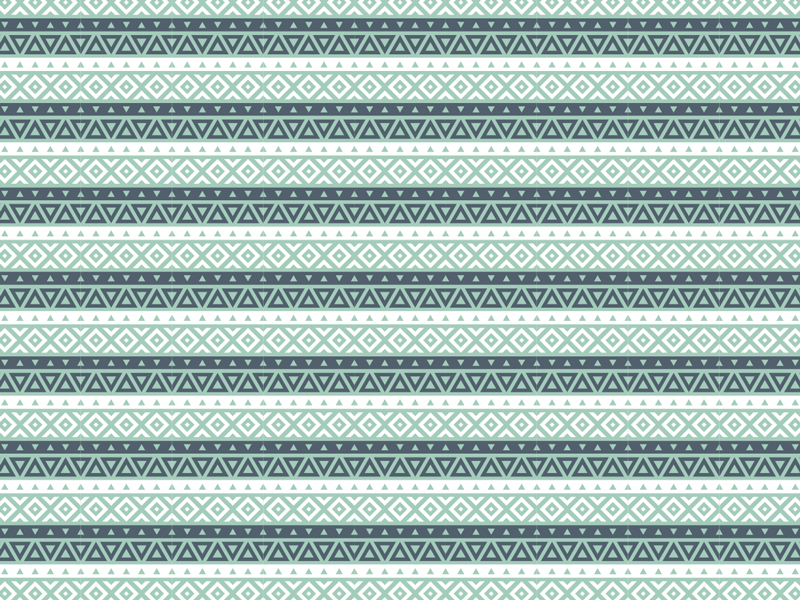 Mavi etnik çizgili vinil halı - TenStickers