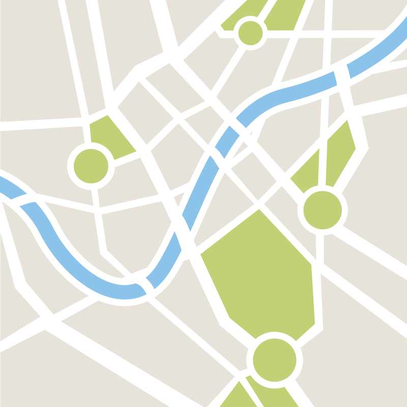 Inanılmaz şehir yolları vinil halı - TenStickers