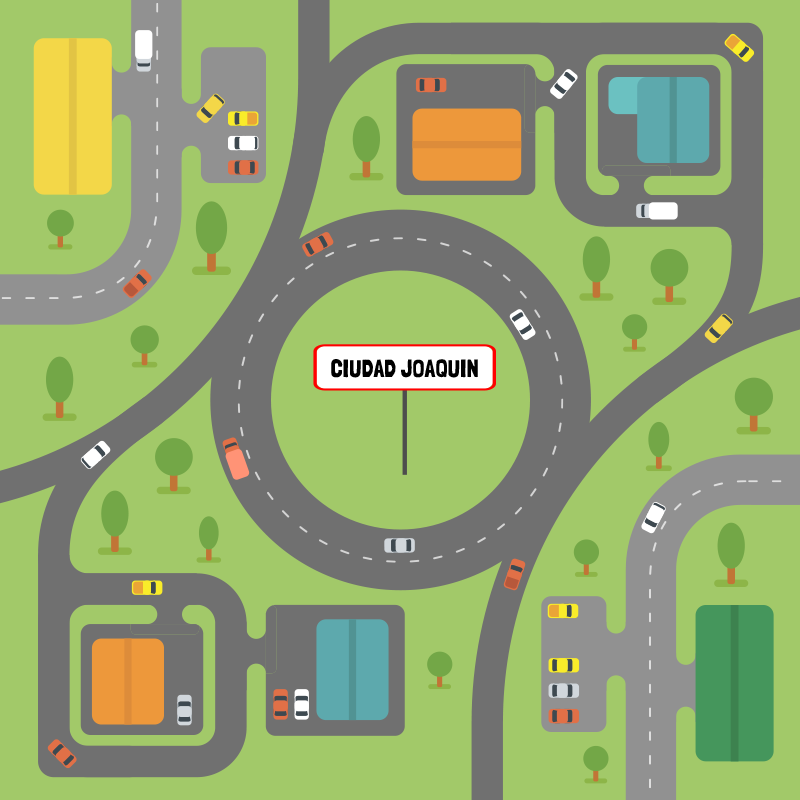 Kişiselleştirilmiş şehir manzarası isimlerle pvc halı - TenStickers