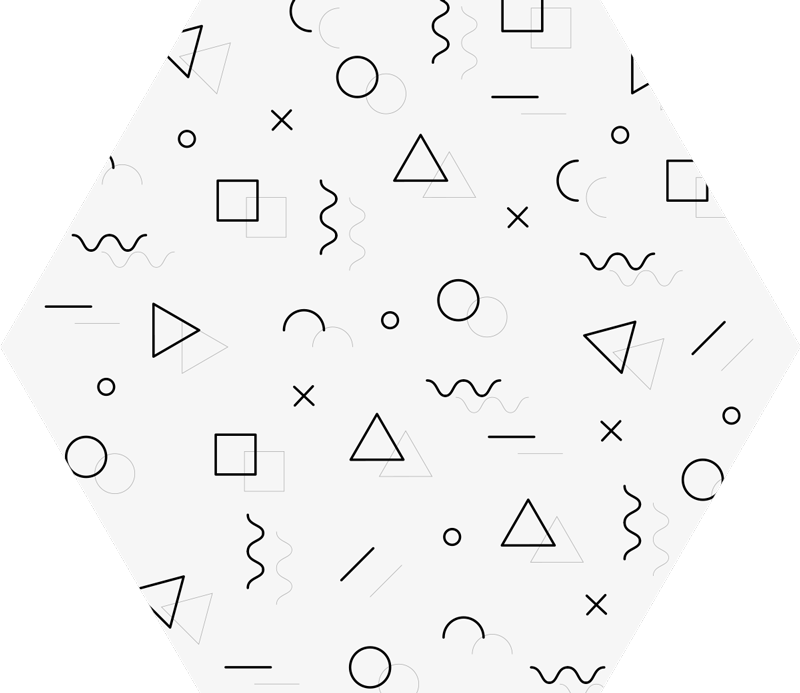 Memphis tarzı minimalist vinil halı - TenStickers