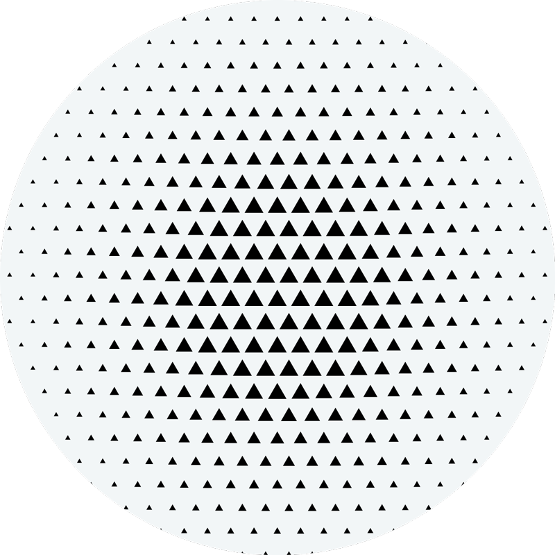 üçgenler ile minimalist vinil halı - TenStickers