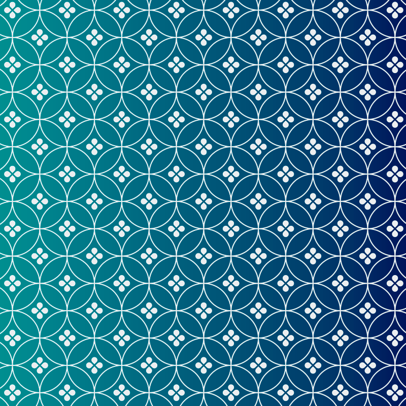 çarpıcı mavi geometrik vinil halı - TenStickers