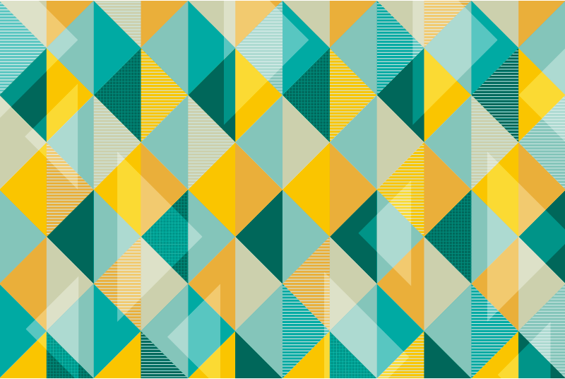 üçgen geometrik vinil halı hikayesi - TenStickers