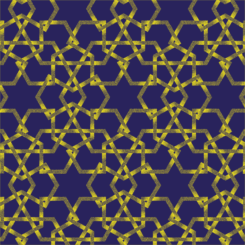 Geometrik banyo aksanı banyo pvc halı - TenStickers