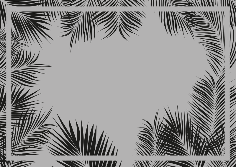 Eğrelti desen vinil oturma odası halı - TenStickers