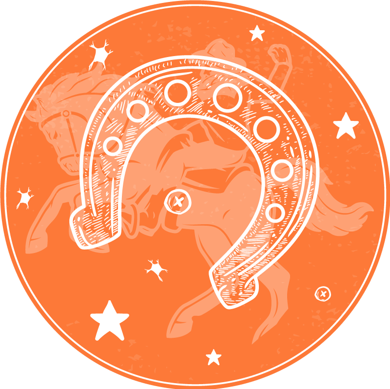 At nalı tarzı çocuklar vinil halı - TenStickers