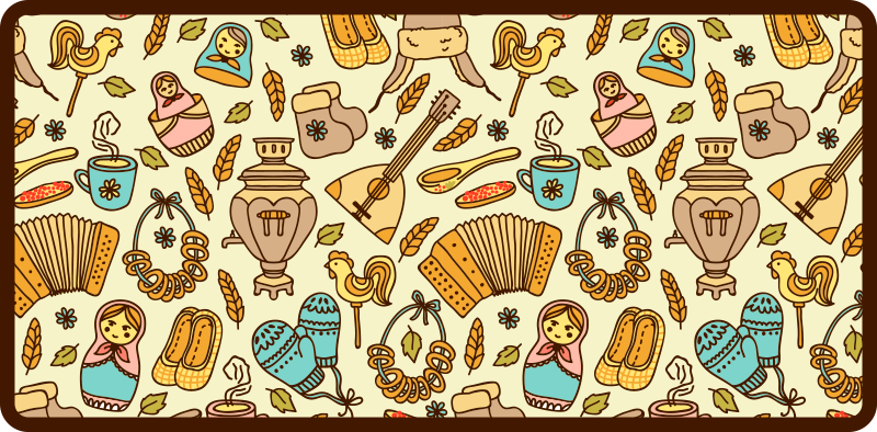 Eğlenceli çocuk odası teması pvc halı - TenStickers