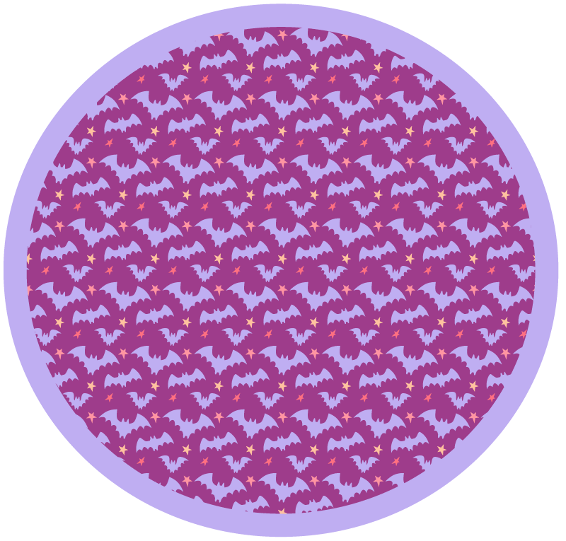 Cadılar bayramı yarasa motifi cadılar bayramı pvc halı - TenStickers