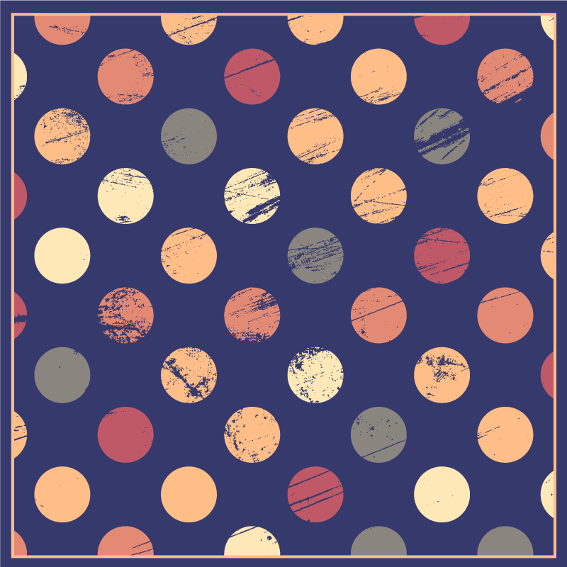 Mavi arka plan withcircles vinil halı - TenStickers