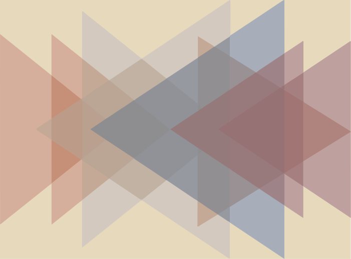 Geometrik örtüşme geometrik pvc halı - TenStickers