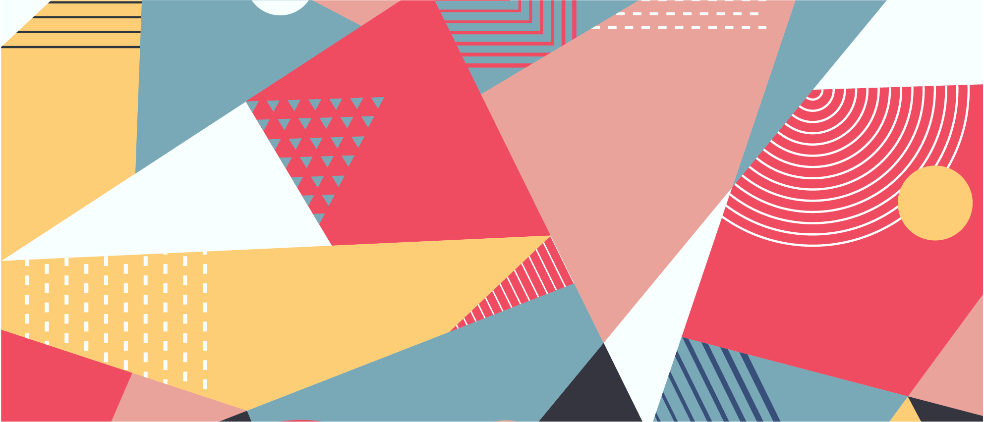 Geometrik renkli modern halı - TenStickers