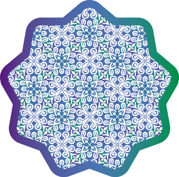 Etnik desen renkli etnik halı - TenStickers