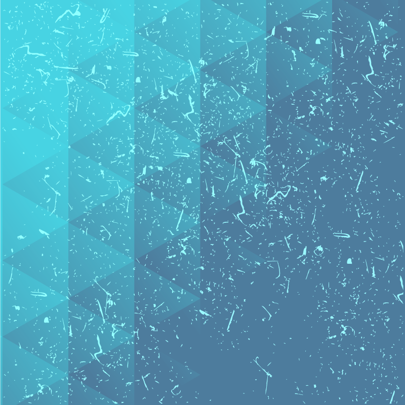 Vintage karışımlı mavi karo halı - TenStickers