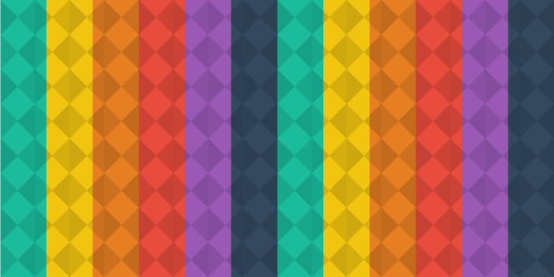 Renkli geometrik spektrum geometrik pvc halı - TenStickers