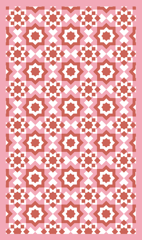 Mozaik karo tasarımı fayans efekti pvc halı - TenStickers