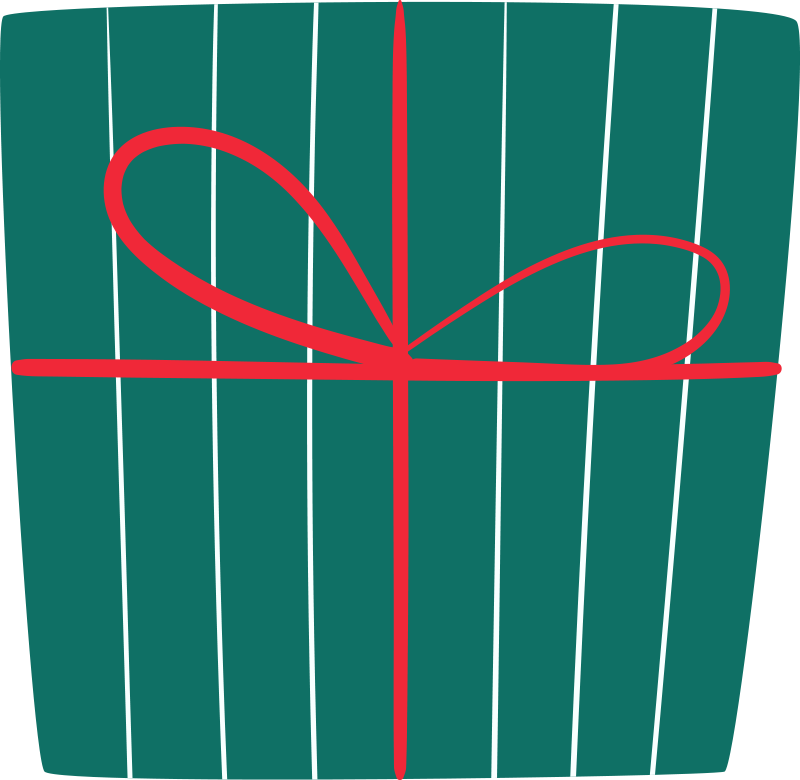 Noel hediyeleri yılbaşı ağacı paspası - TenStickers