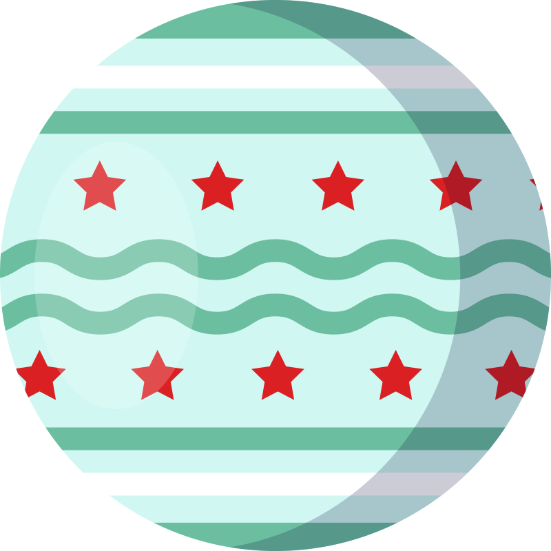 Boyalı önemsiz şey yılbaşı ağacı mat - TenStickers