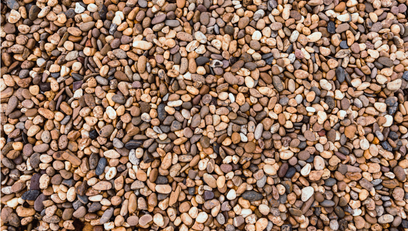 Deniz çakıl taşları yer taşı yer karoları - TenStickers