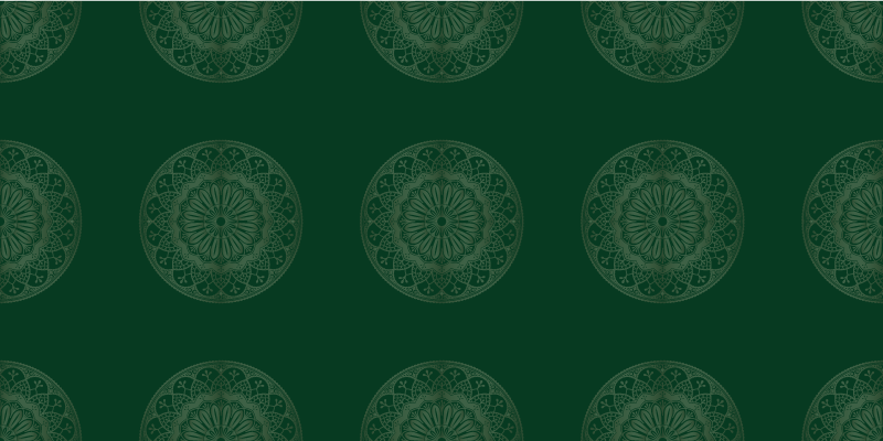 Mandala motifli tasarım mandala pvc halı - TenStickers