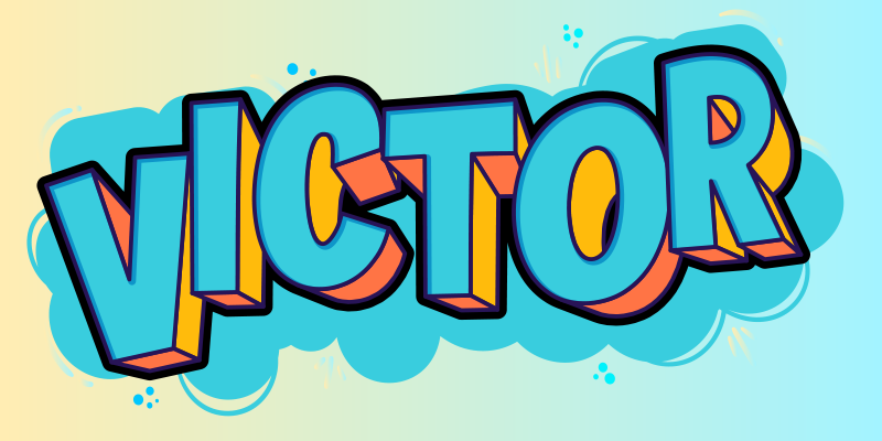 3d özelleştirilebilir isim vinil halı - TenStickers