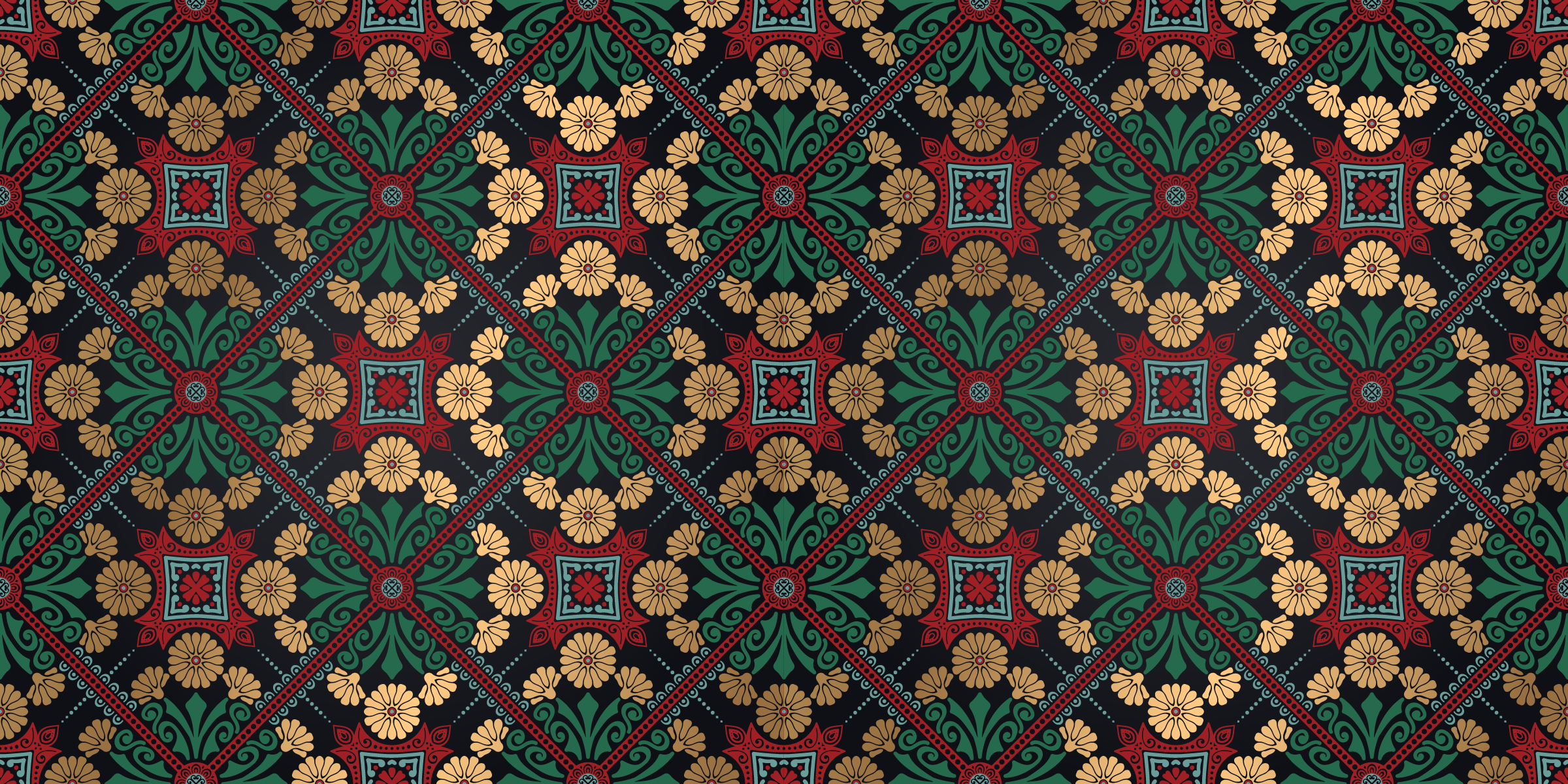Fas kasbah modern kilim - TenStickers