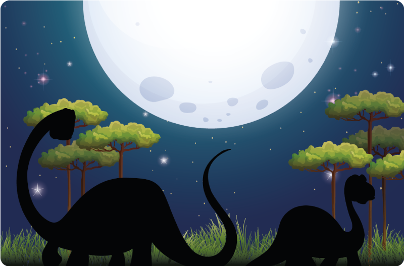 Safari macera devresi pvc halı - TenStickers