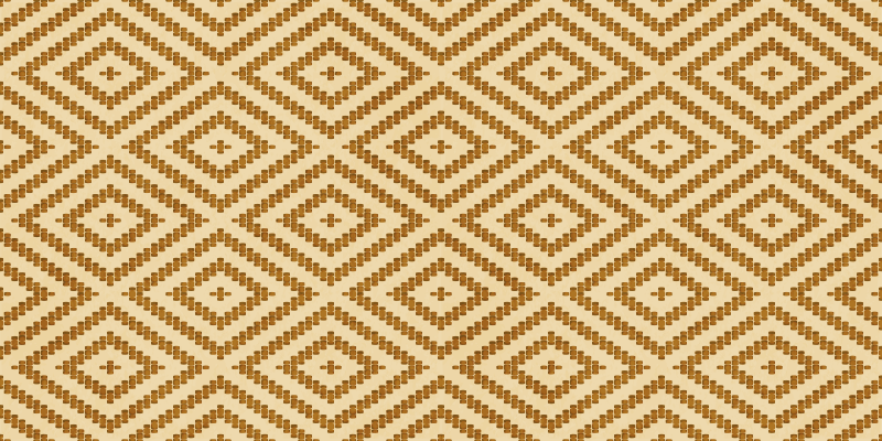 Modern geometrik elmaslar koridor koşucuları - TenStickers