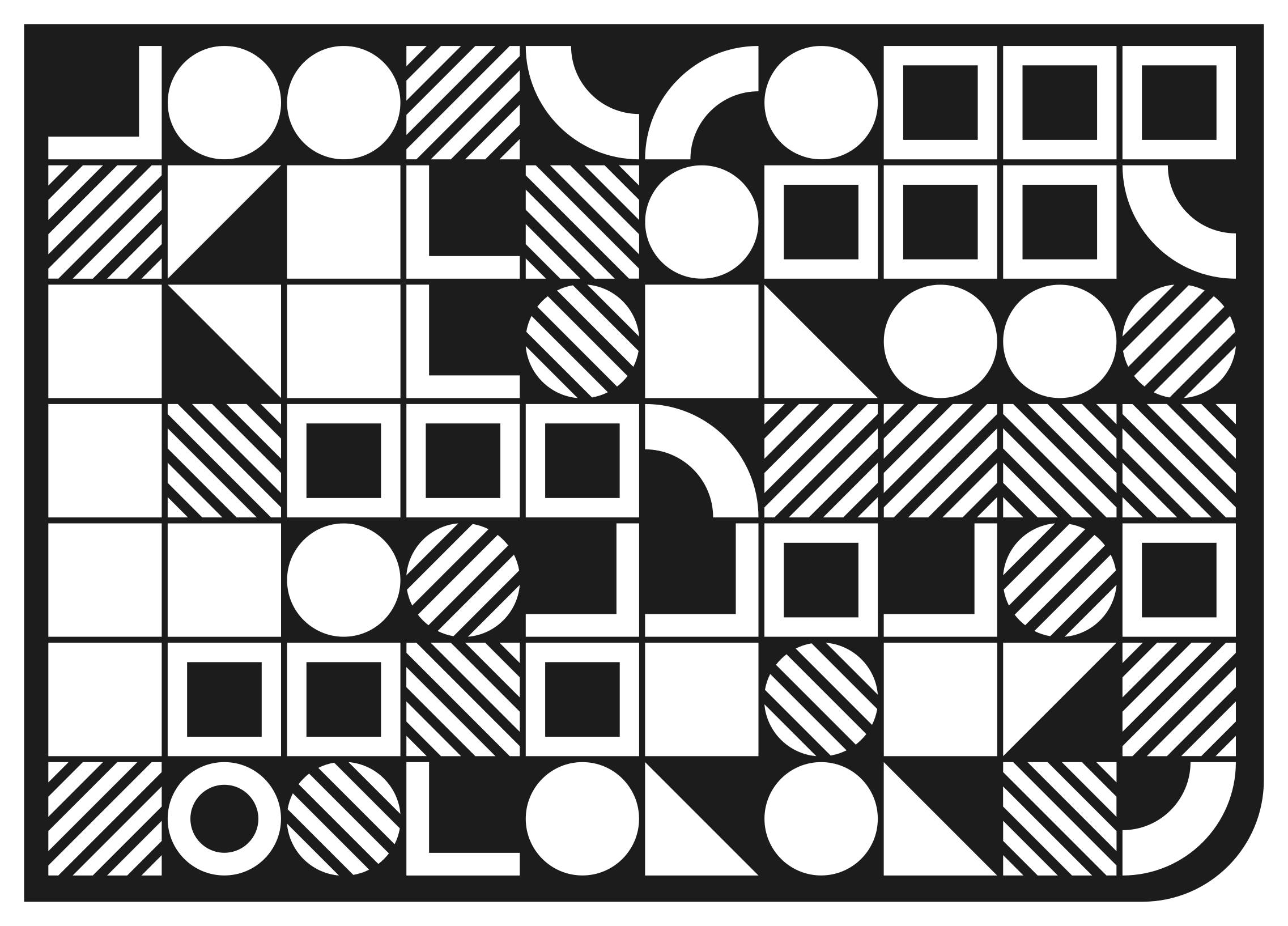 Soyut tasarım modern halı - TenStickers