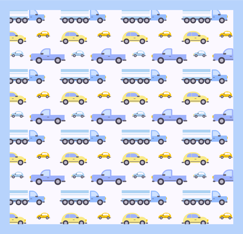 Kamyon türleri çocuklar vinil halı - TenStickers