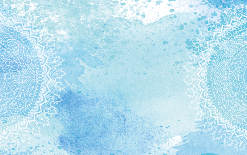 Mandala sıçrama mandala pvc halı - TenStickers