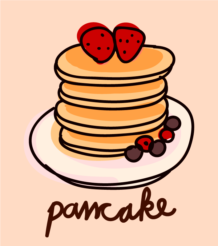 Lezzetli krep mutfak pvc halı - TenStickers