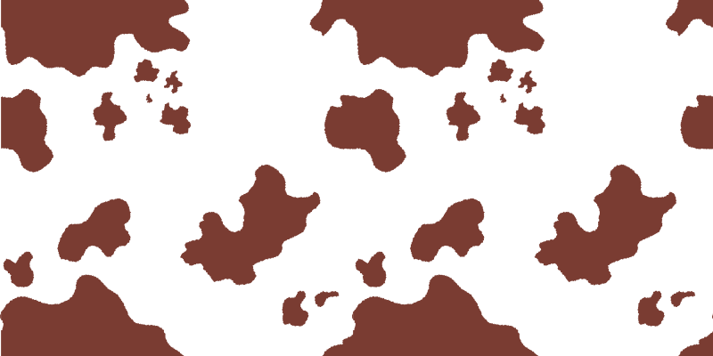 Sığır derisi lekeleri hayvan baskı pvc halı - TenStickers