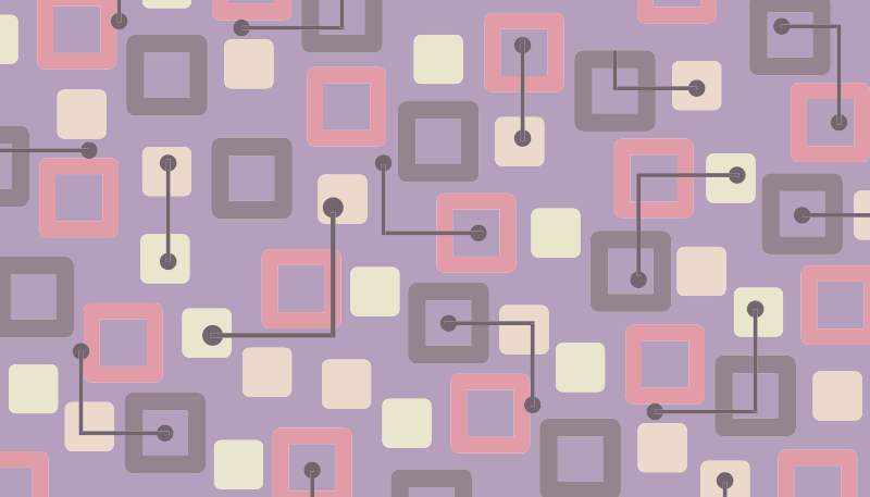 Geometrik pvc halı geometrik devre tasarımı - TenStickers