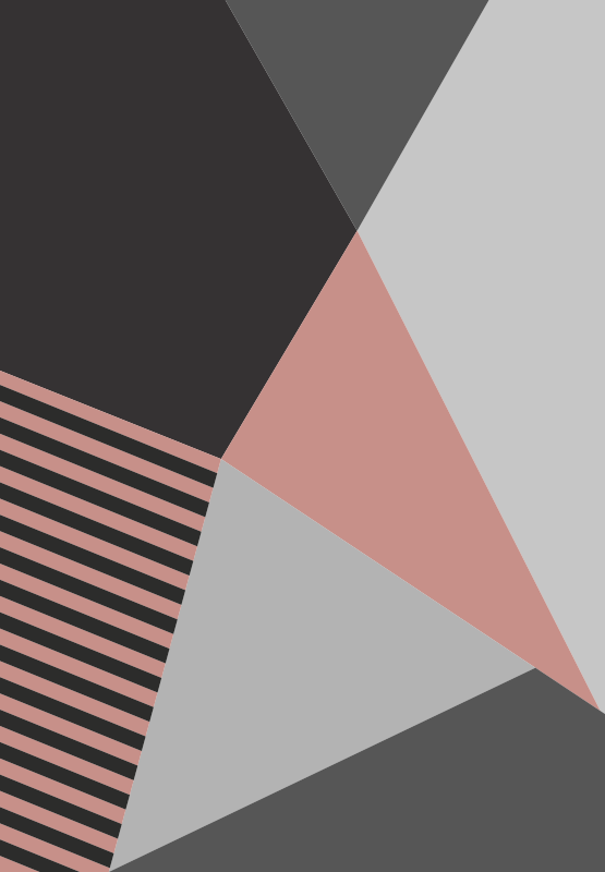 Pembe ve gri geometrik modern geometrik halılar - TenStickers