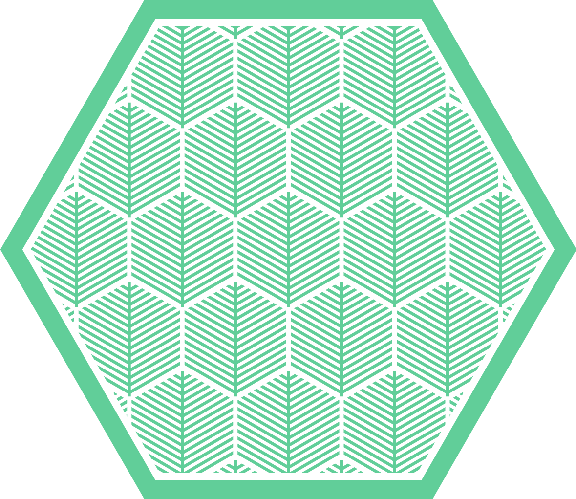 Botanik geometri çiçekler ve bitkiler pvc halı - TenStickers