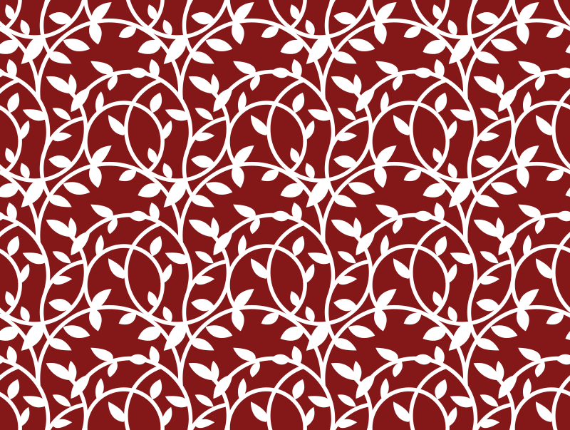 Zarif ilham çiçekler ve bitkiler pvc halı - TenStickers